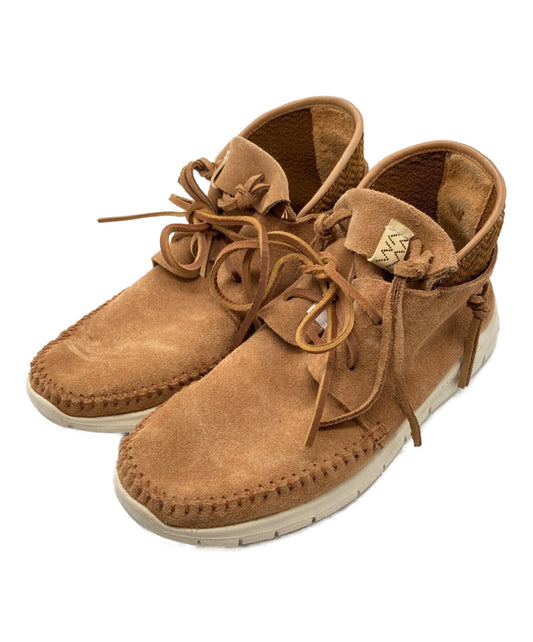 Visvim Ute Moc 트레이너 하이 포크/하이 컷 운동화/가죽 신발