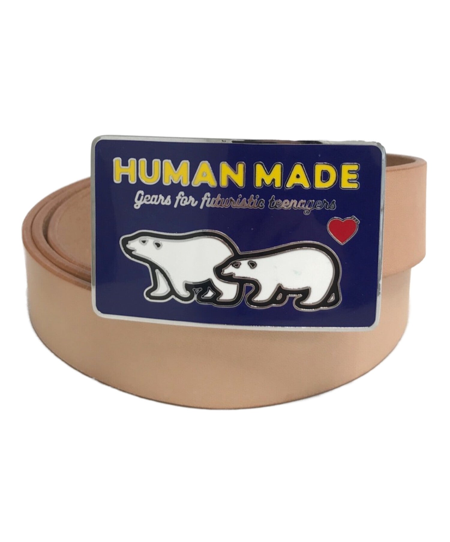 Shop HUMAN MADE Stripes Street Style Cotton Logo Belts by calma.36