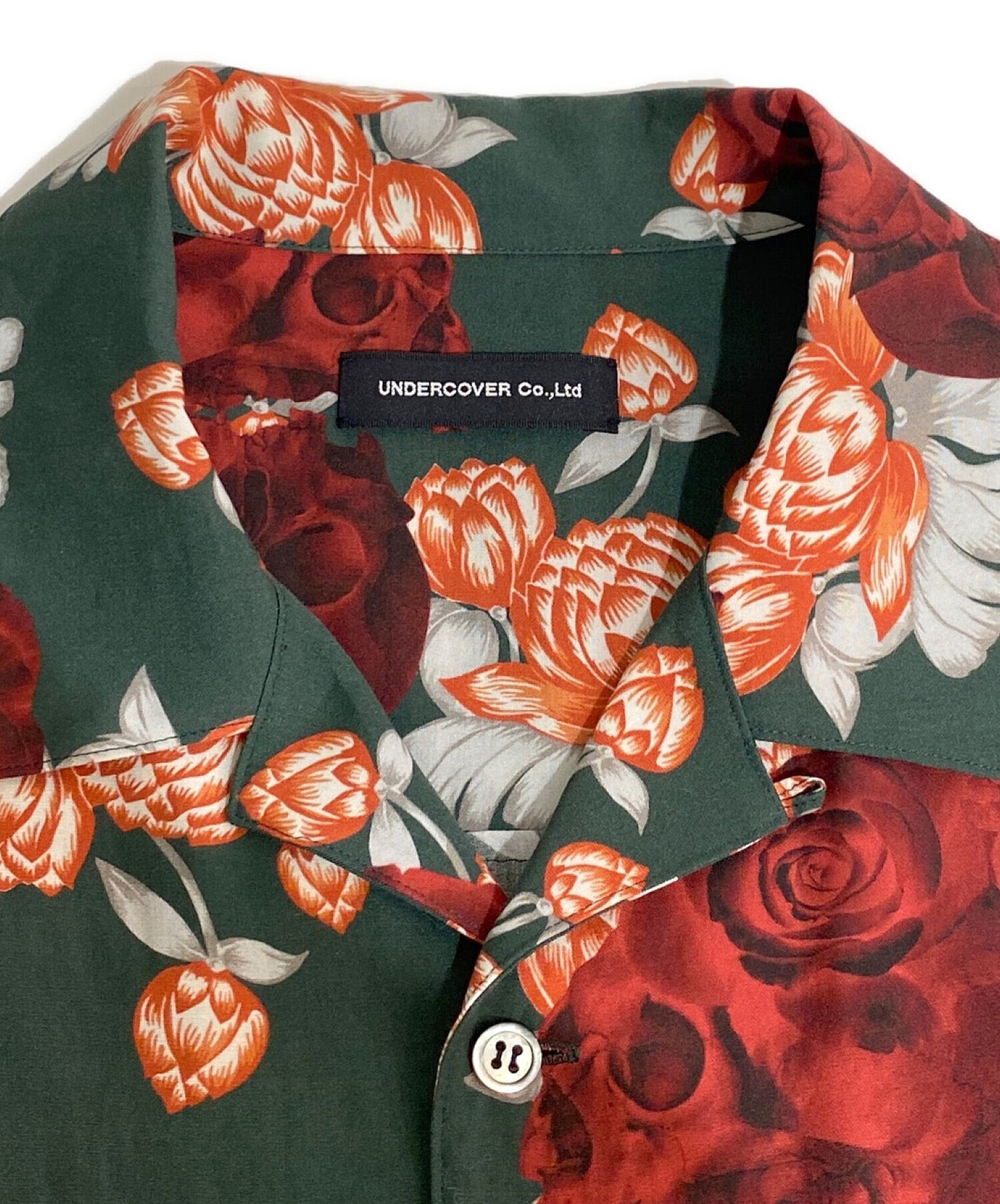 [Pre-owned] UNDERCOVER FLOWER SHIRT UC1A4407-2