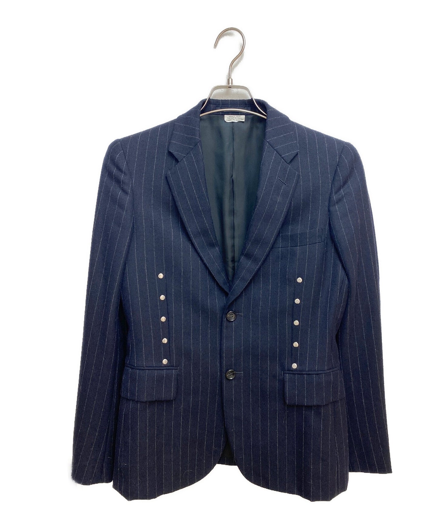 [Pre-owned] COMME des GARCONS Homme Plus Pinstripe Studded Tailored Jacket PR-J047/AD2016