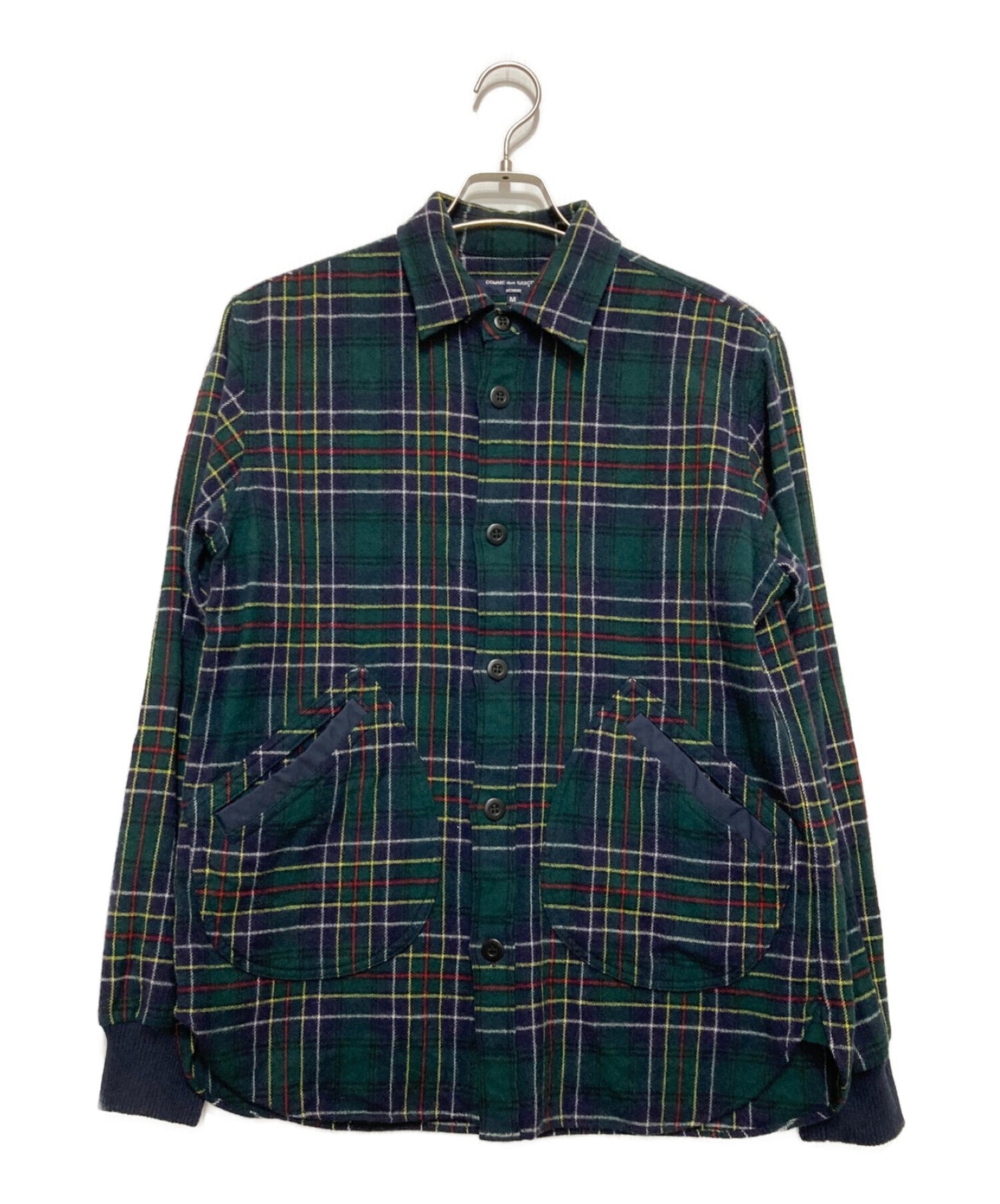 [Pre-owned] COMME des GARCONS HOMME checked shirt hb-b035 / ad2018 /
