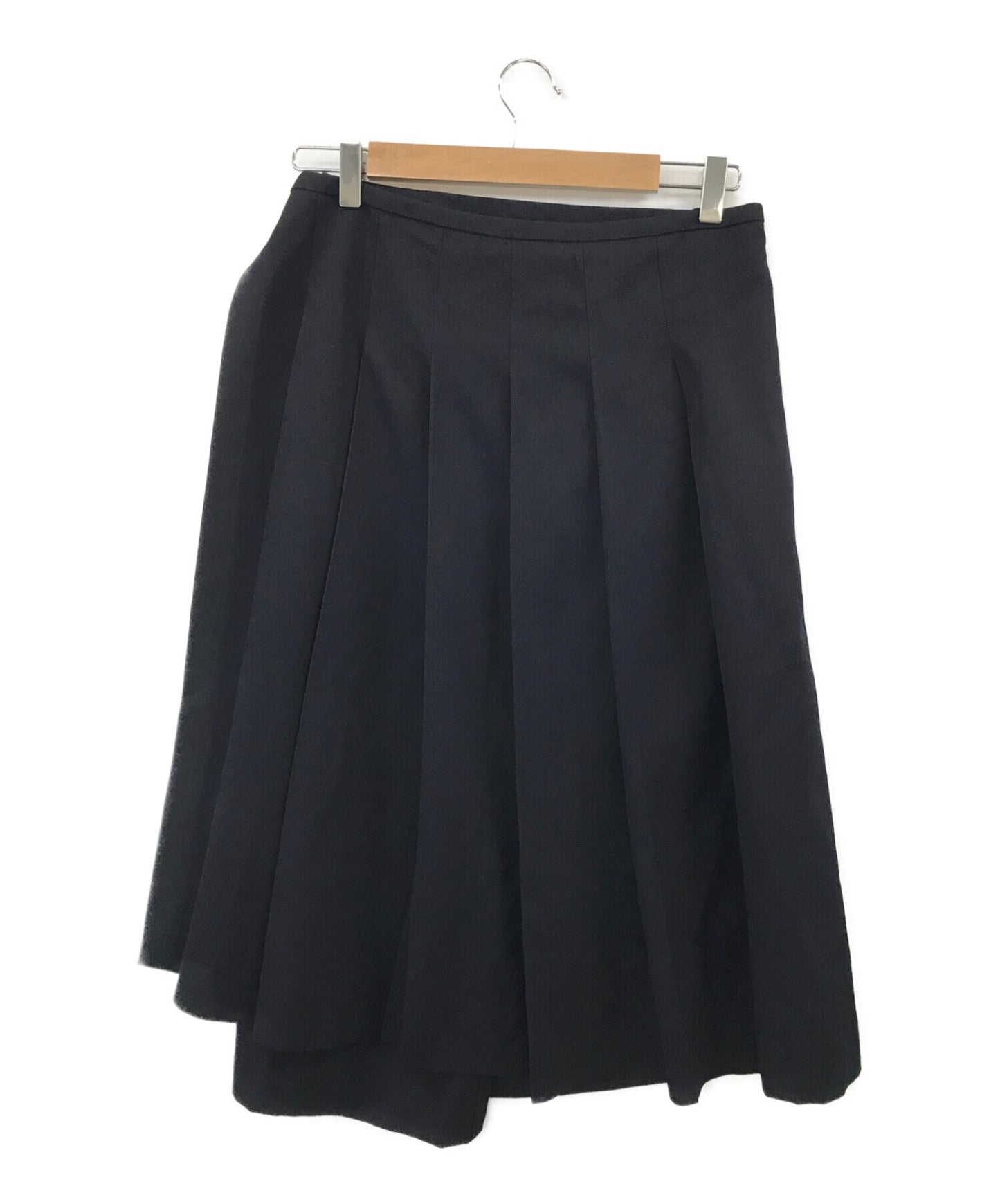 [Pre-owned] COMME des GARCONS COMME des GARCONS Back Pleated Wrap Skirt / Flared Skirt RT-S002/AD2007