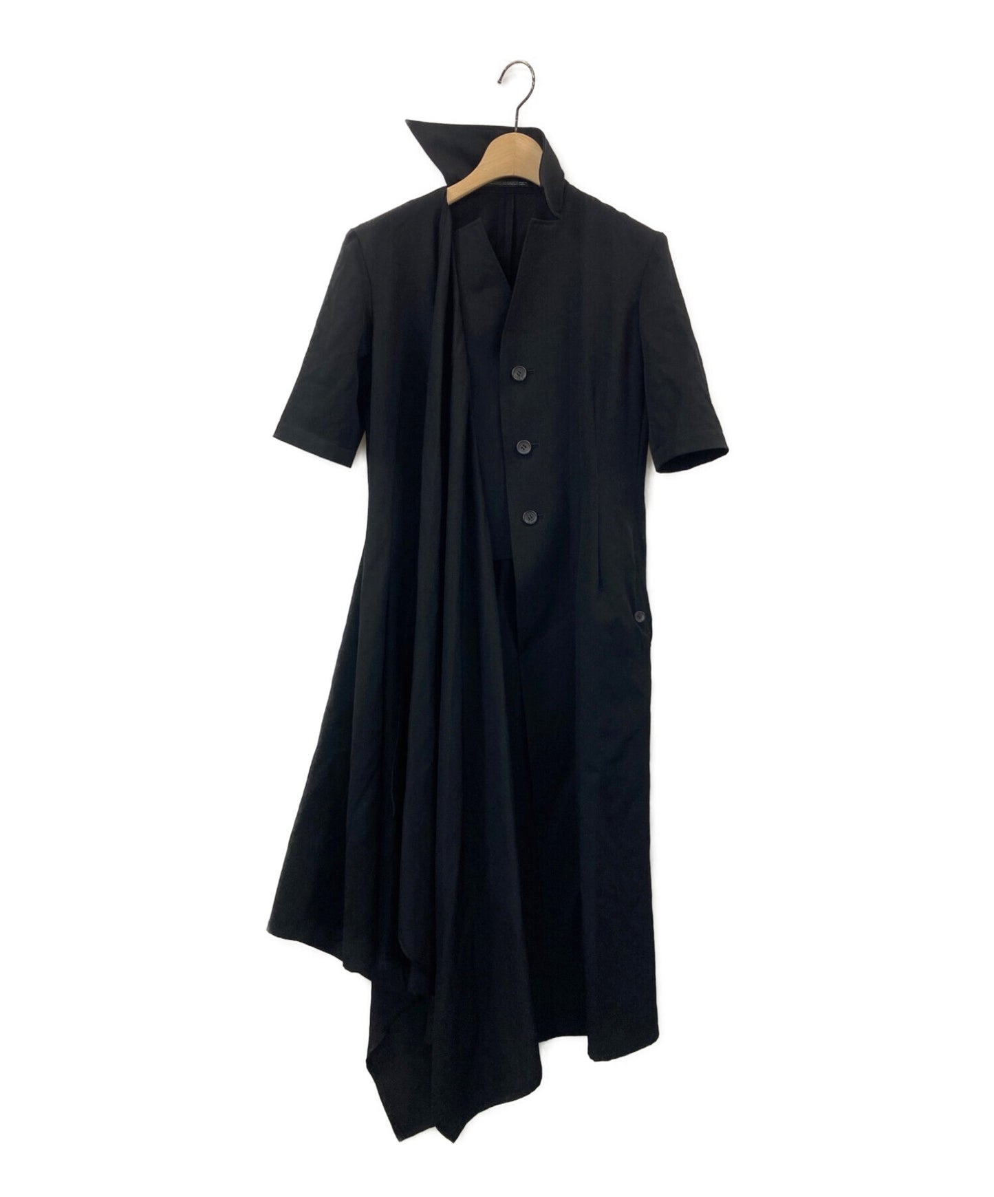 Yahji Yamamoto+Noir Shirring禮服 /設計連衣裙NN-D07-100