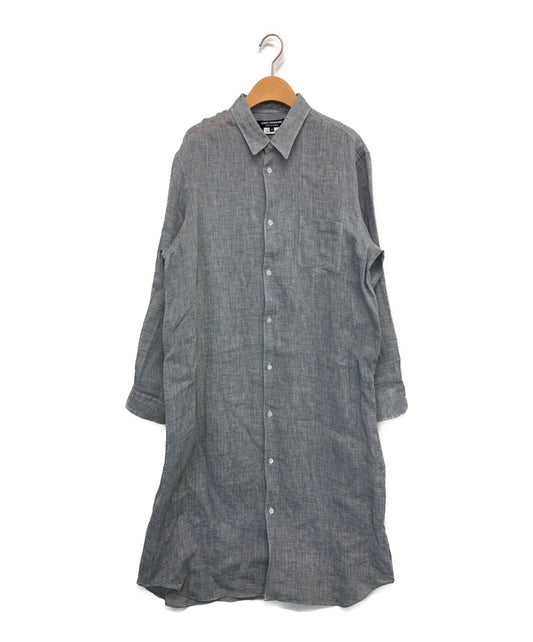 Junya Watanabe Comme Des Garcons Linen 셔츠 드레스 / 일반 칼라 드레스 JG-O047 / AD2020