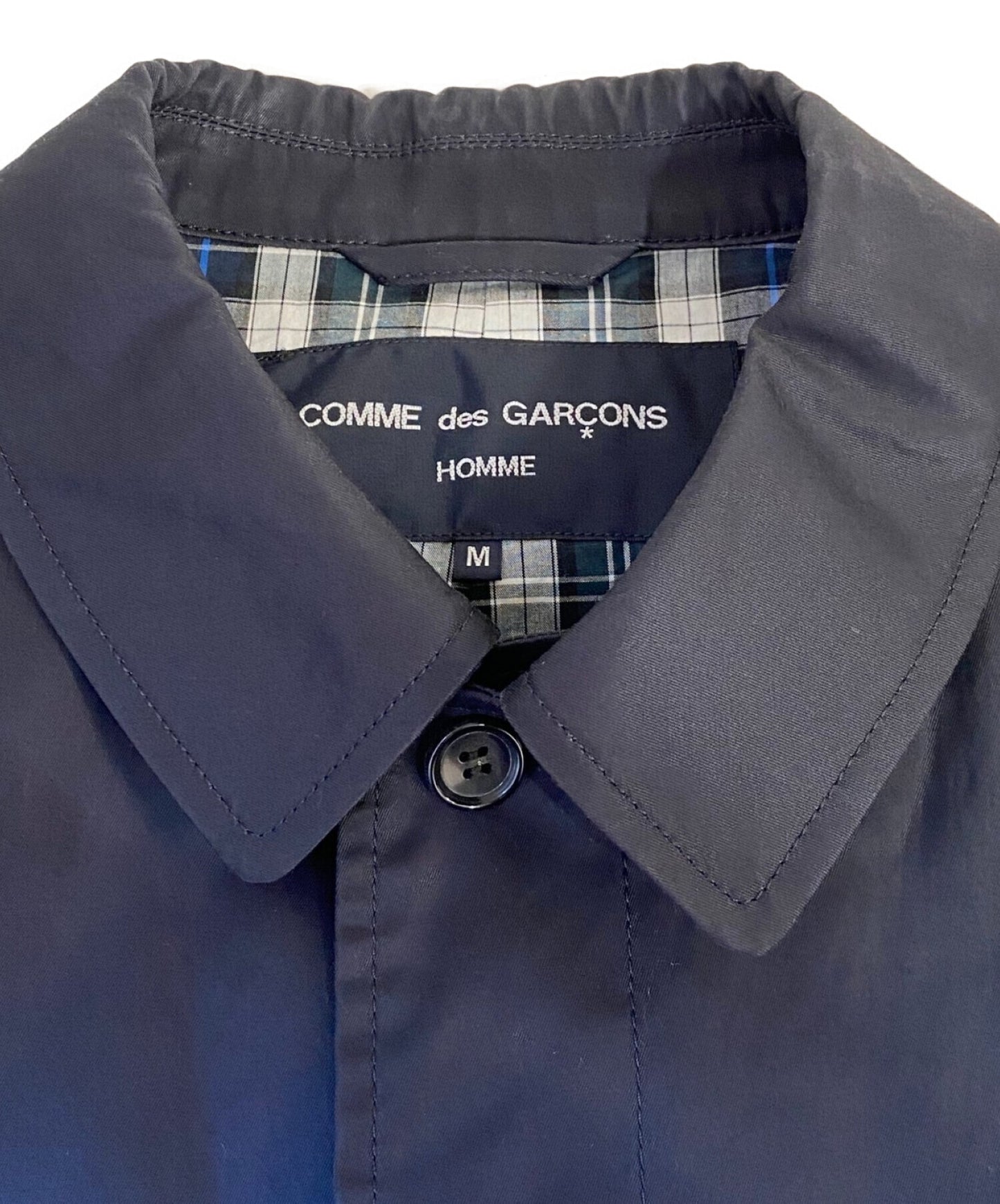COMME des GARCONS HOMME 19AW Painted Cotton Soutain Collar Coat HD-C002
