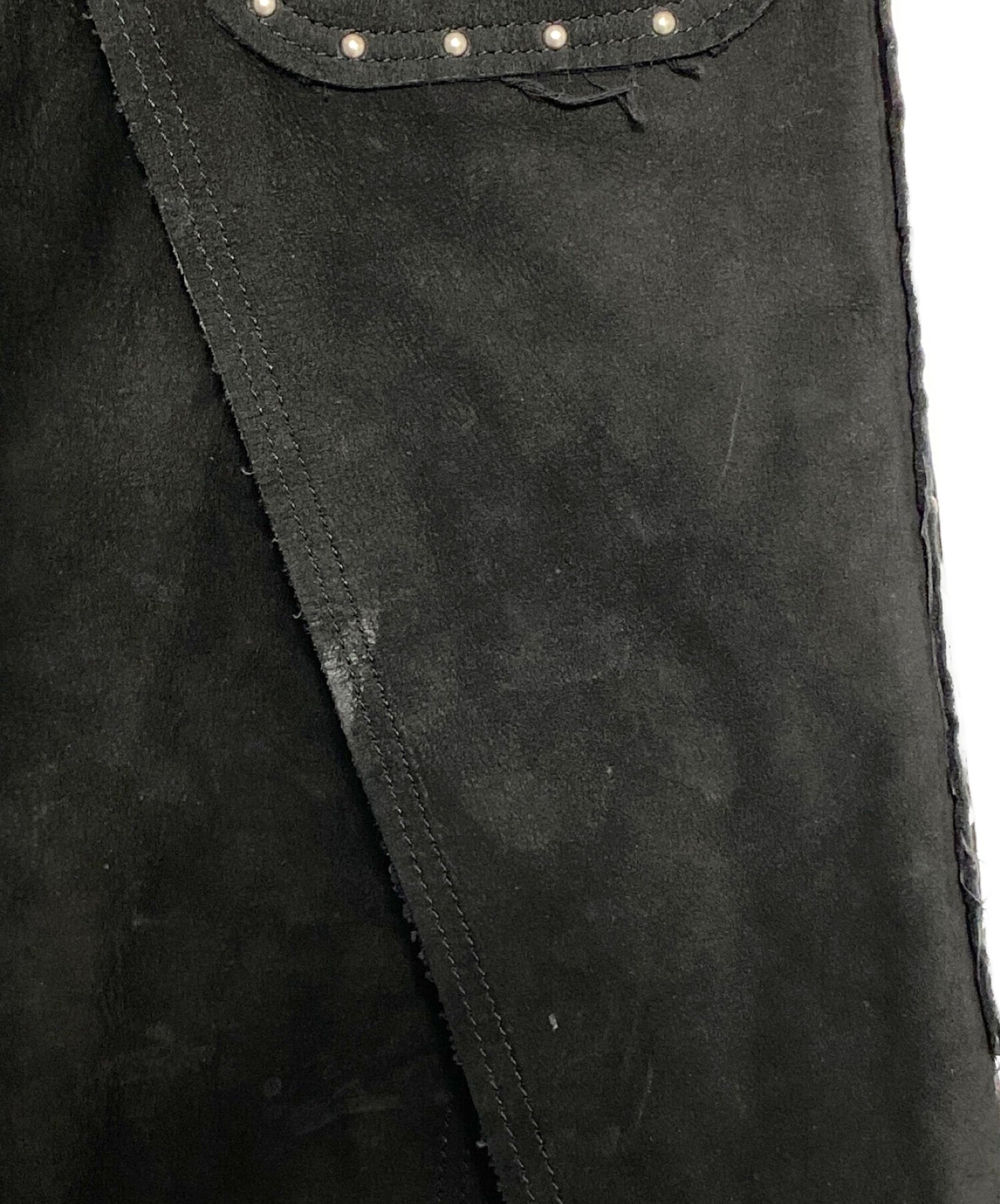 [Pre-owned] blackmeans suede apron 945-74gac225-0