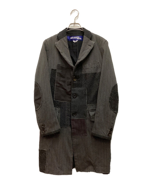 [Pre-owned] JUNYA WATANABE MAN Patchwork Long Coat Chester Coat Shop Coat WL-C001