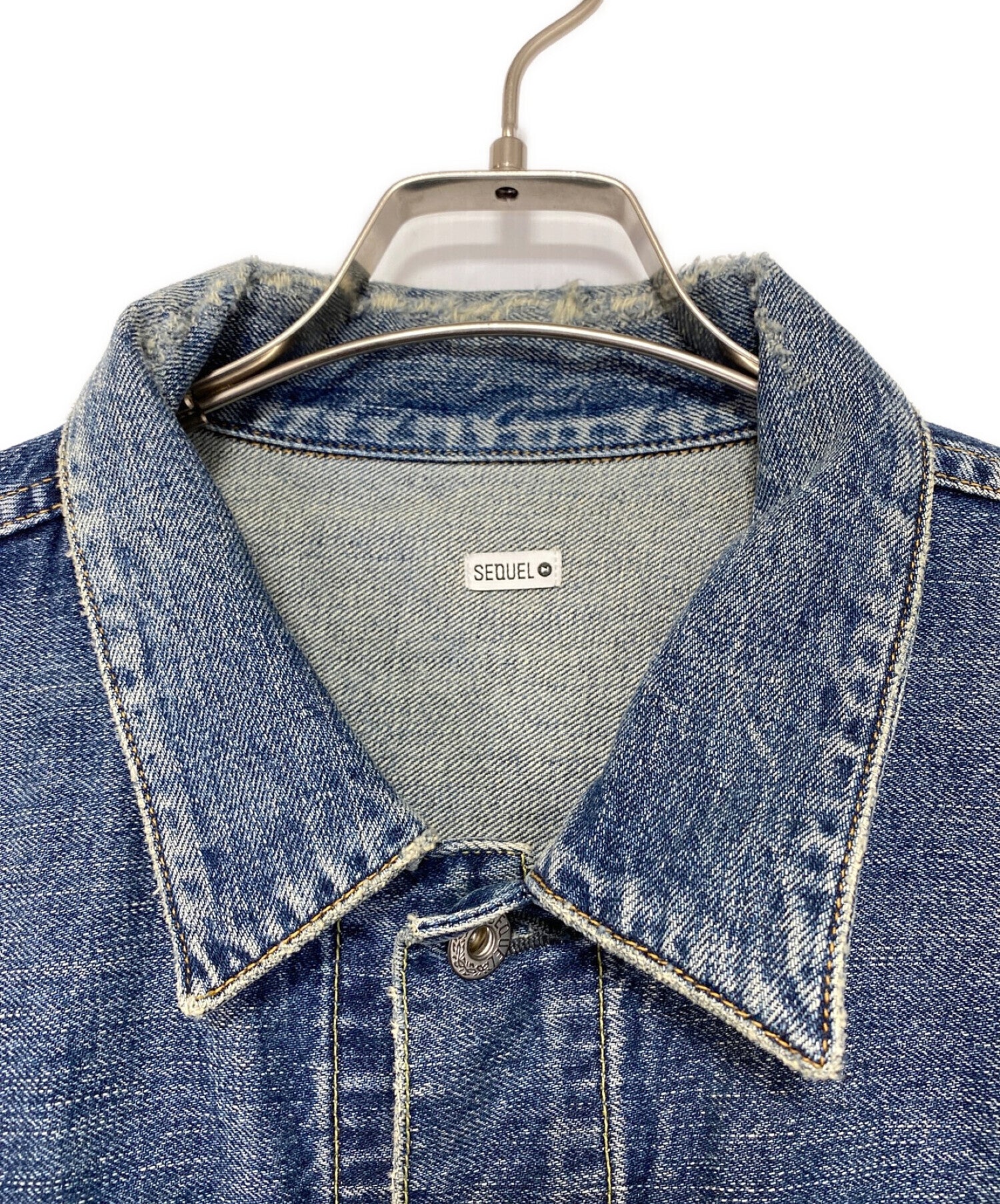 [Pre-owned] SEQUEL DAMEGE DENIM JACKET SQ-21SS-JK-01