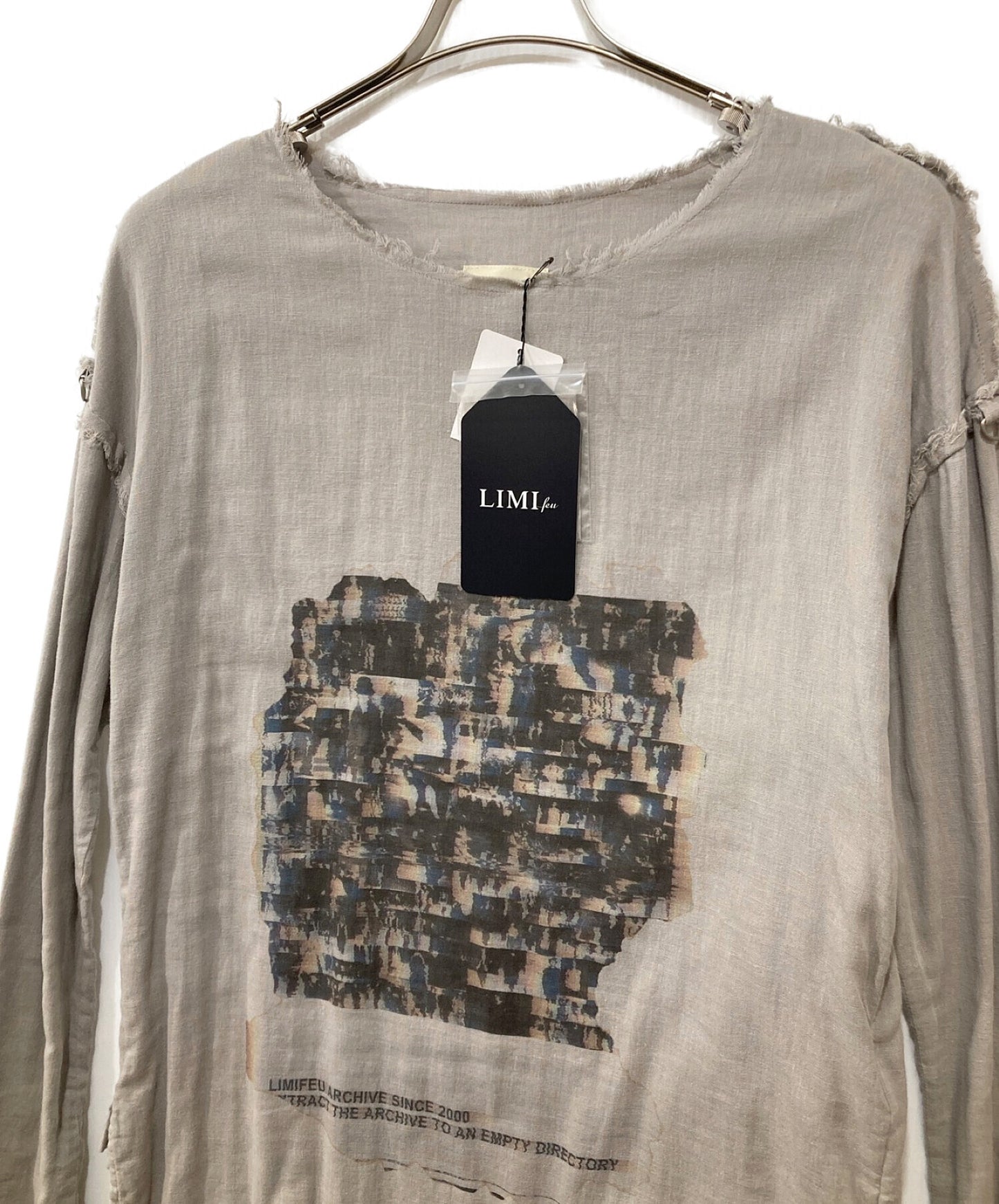 Limi Feu Archive Collage Print Long Gauze เสื้อเชิ้ต