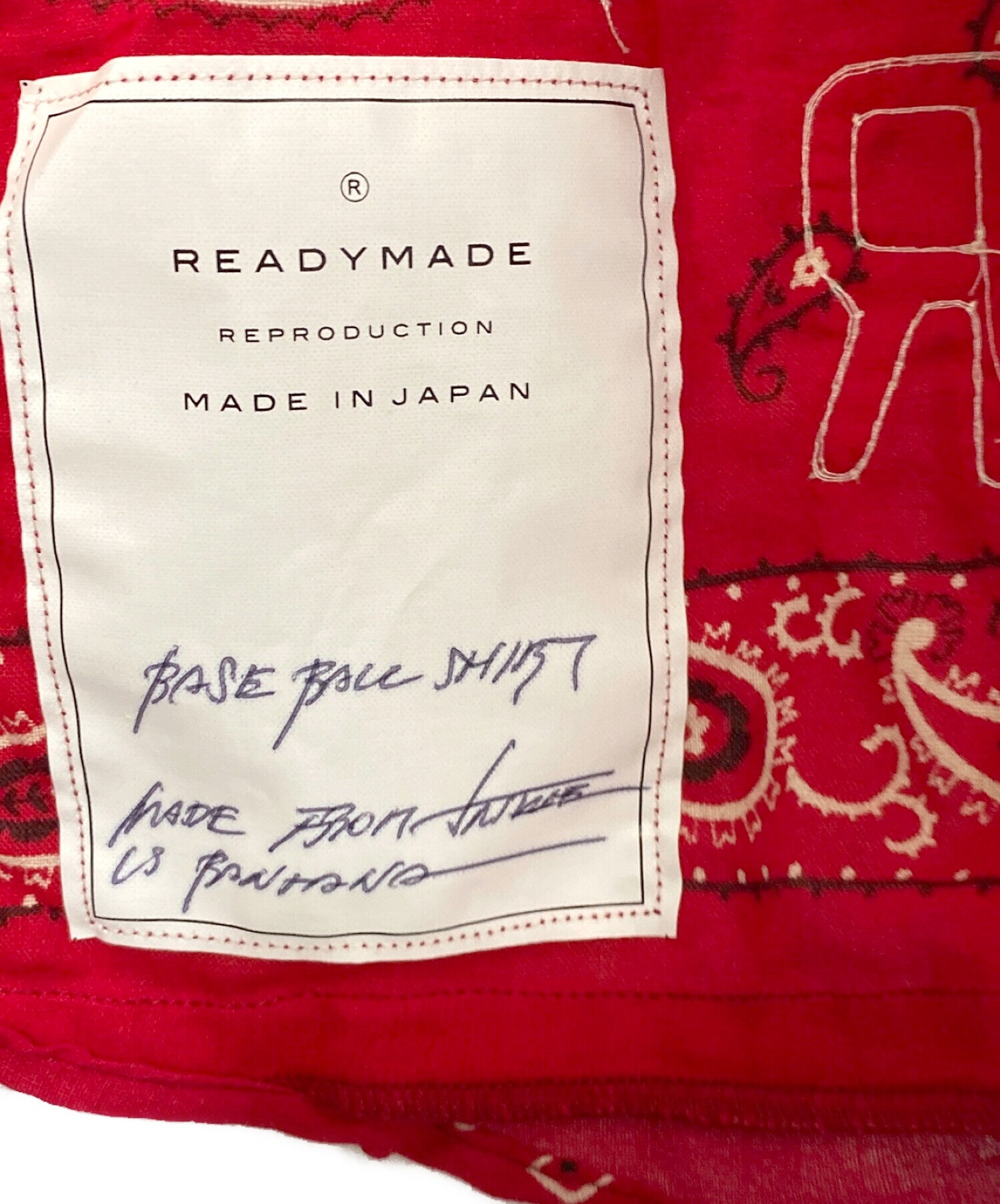 Readymade bandana-print Cotton Shirt - Red