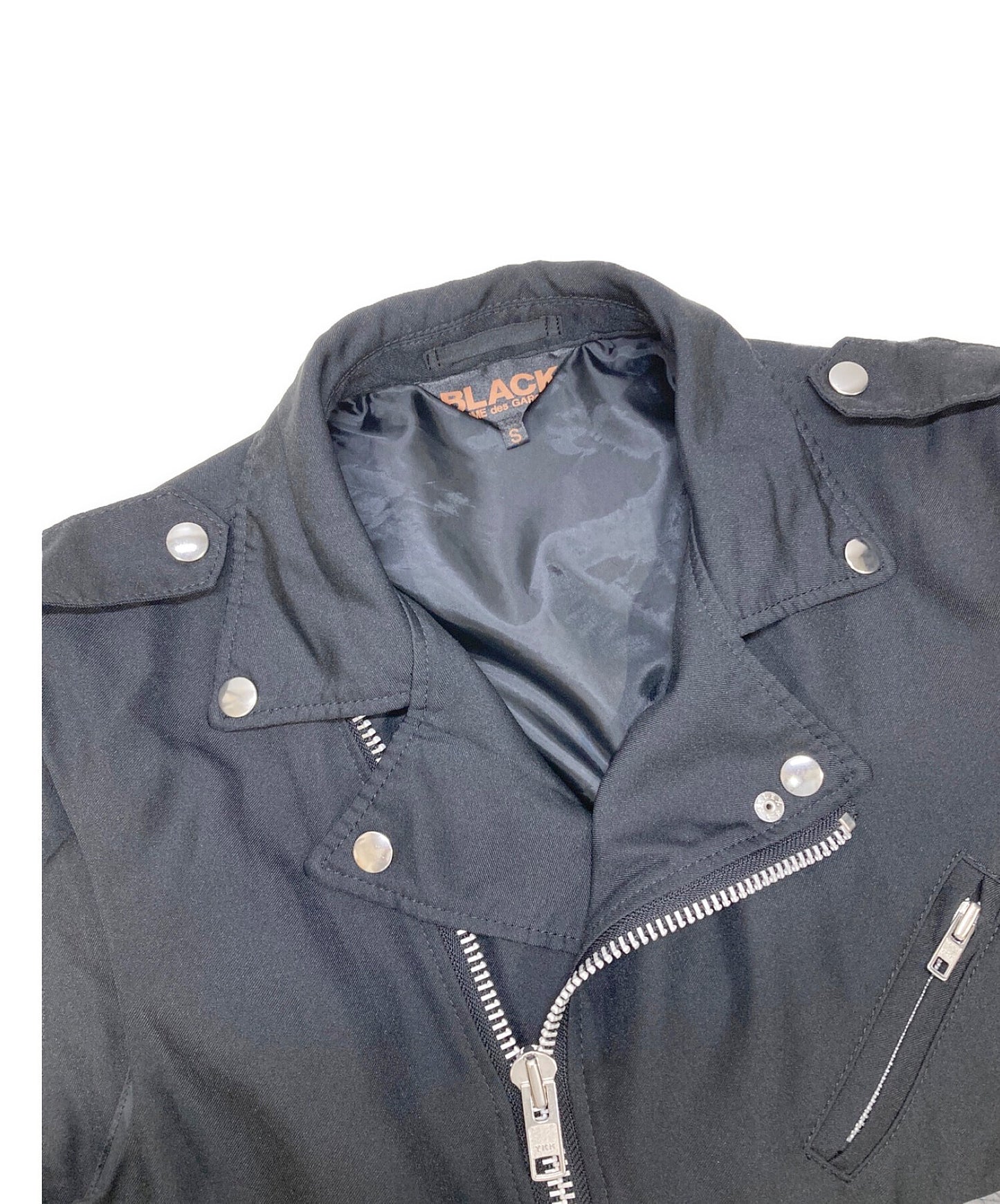 [Pre-owned] BLACK COMME des GARCONS Sleeveless Long Biker Jacket 1H-J021