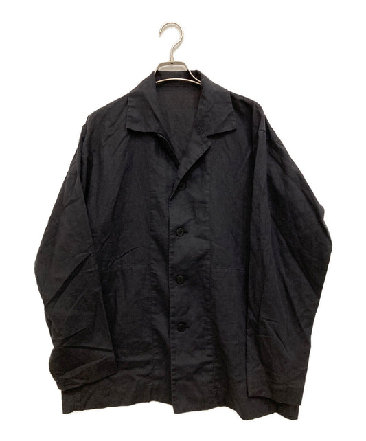 HOMME PLISSE ISSEY MIYAKE COTTON LINEN 재킷 셔츠 재킷 HP01FJ013