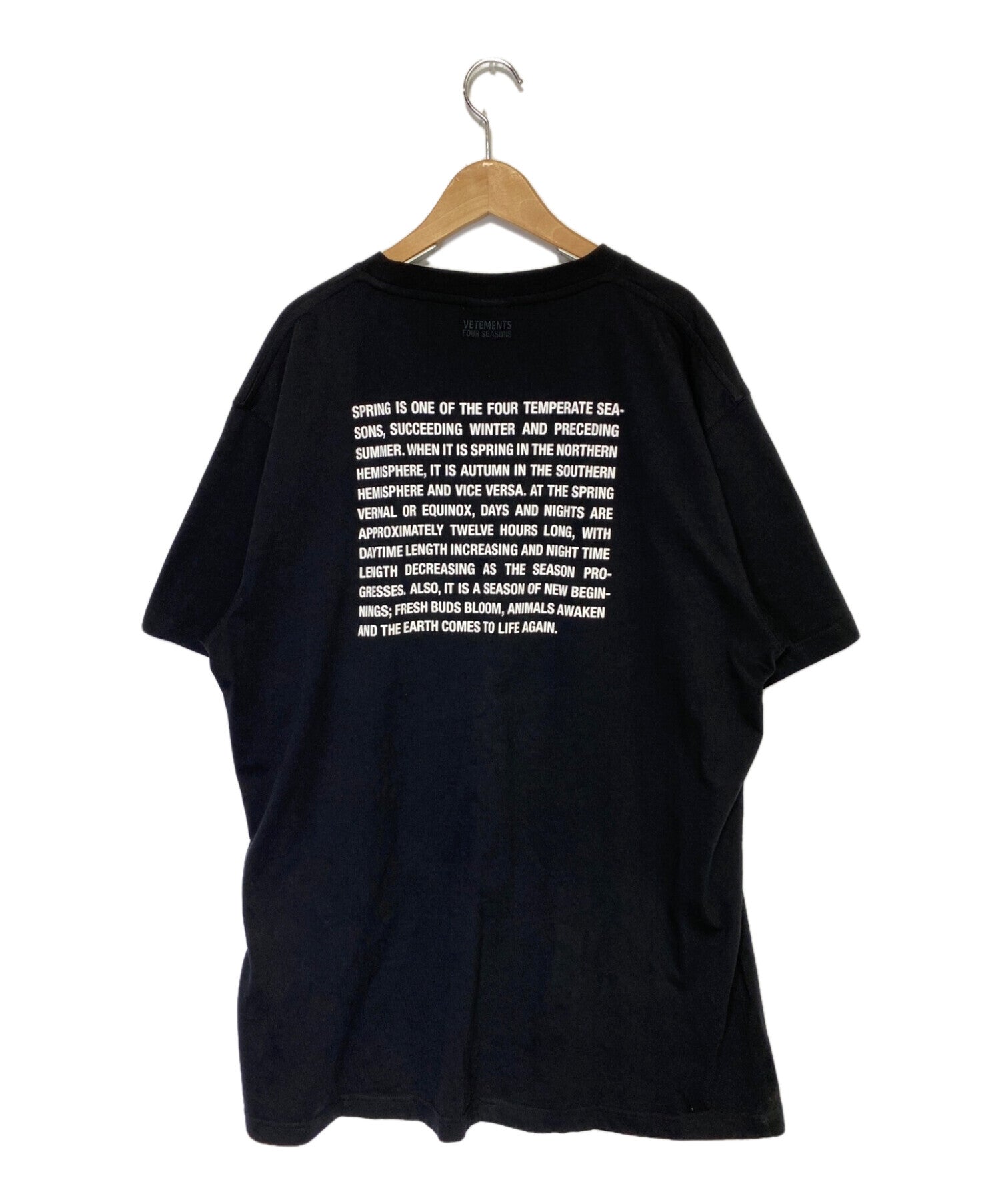 [Pre-owned] VETEMENTS x Four Seasons Limited Spring T-Shirt