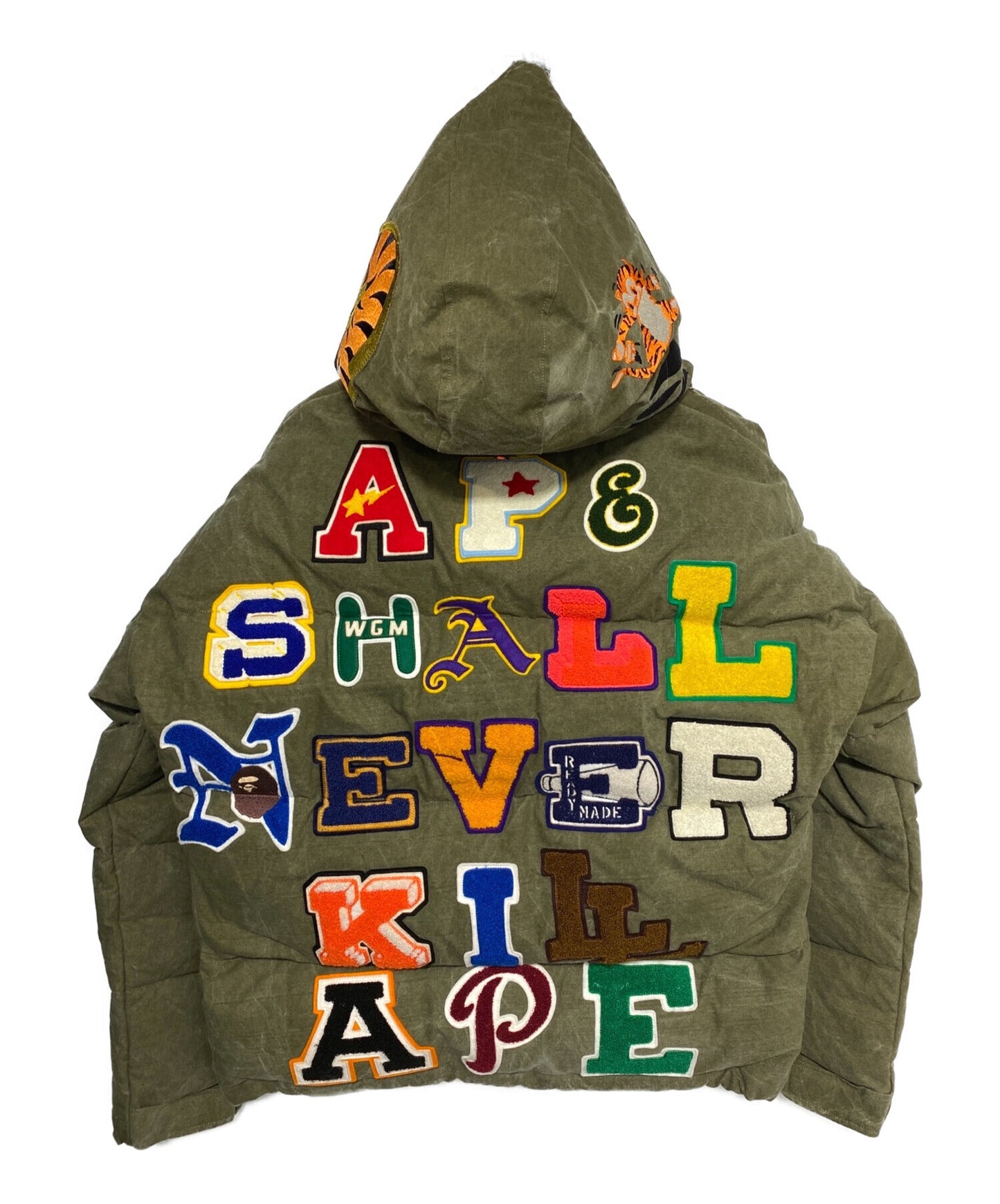 Readymade Tiger Shark Jacket Bape Shark X Tiger Pullover Hoodie