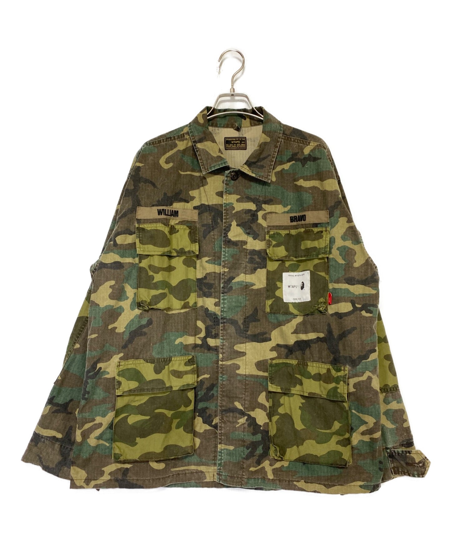 WTAPS x A BATHING APE JUNGLE LS SHIRT 172GWAPD-SHM01S