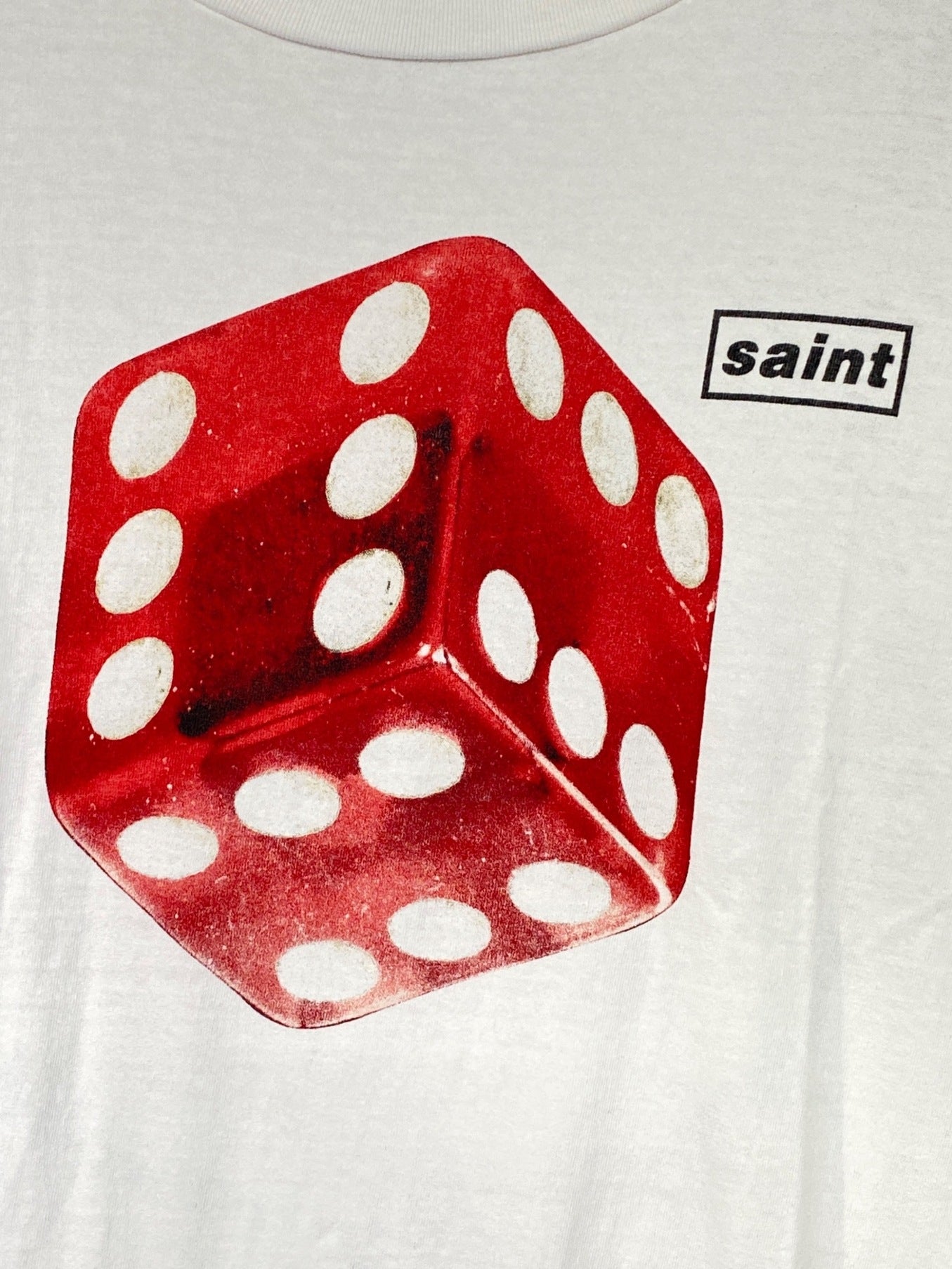 [Pre-owned] SAINT MICHAEL SS TEE/DICE ( Short Sleeve T-shirt Dice ) SM-S23-0000-014