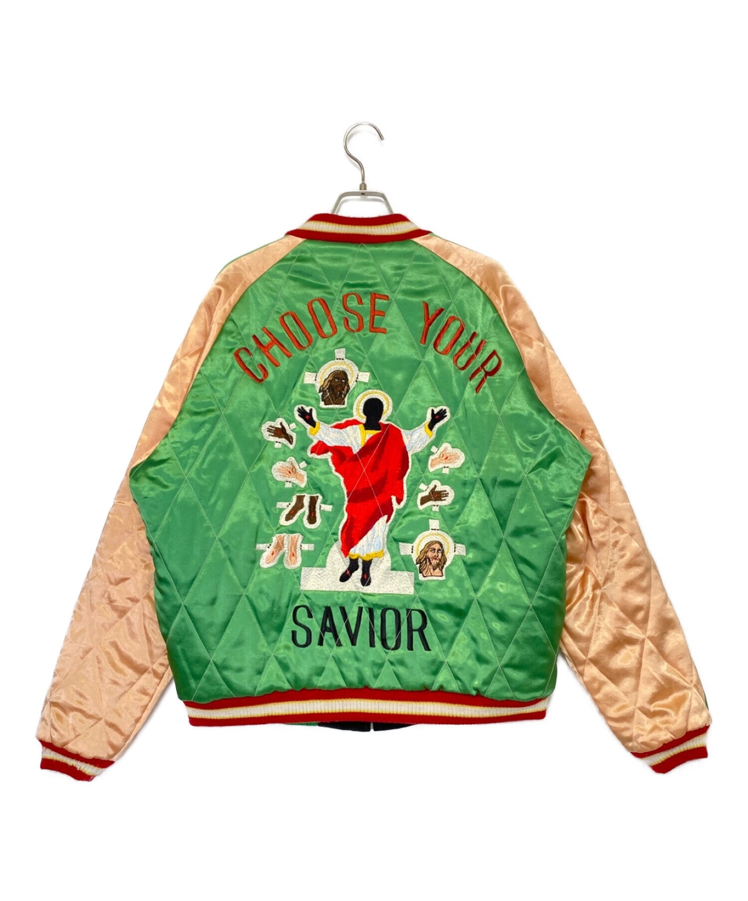 Pre-owned] SAINT MICHAEL REVERSIBLE Souvenir Jacket SM-S22-0000