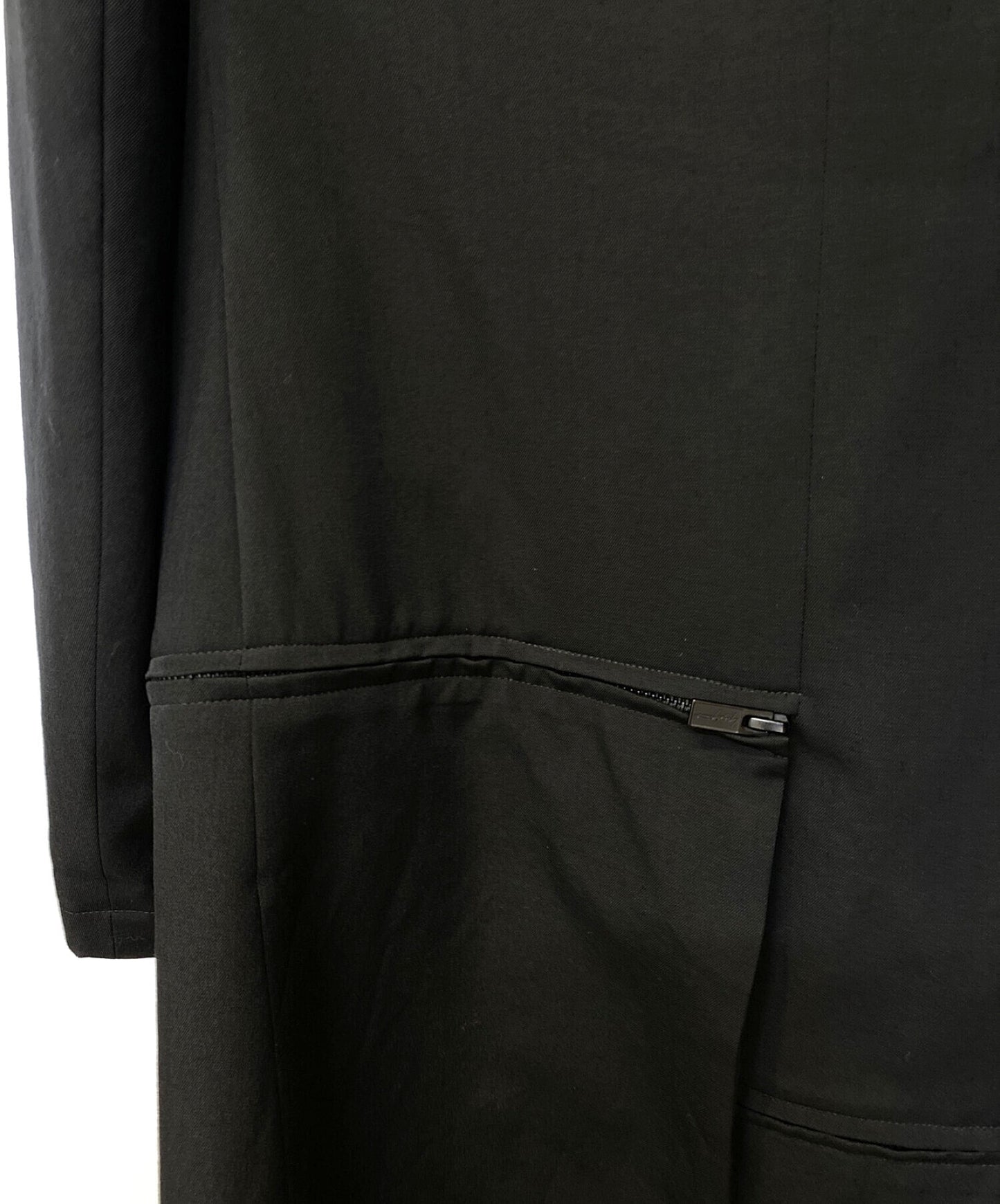 Yohji Yamamoto Pour Homme Wool Gaber Stand Zipper Jacket HC-J16-100