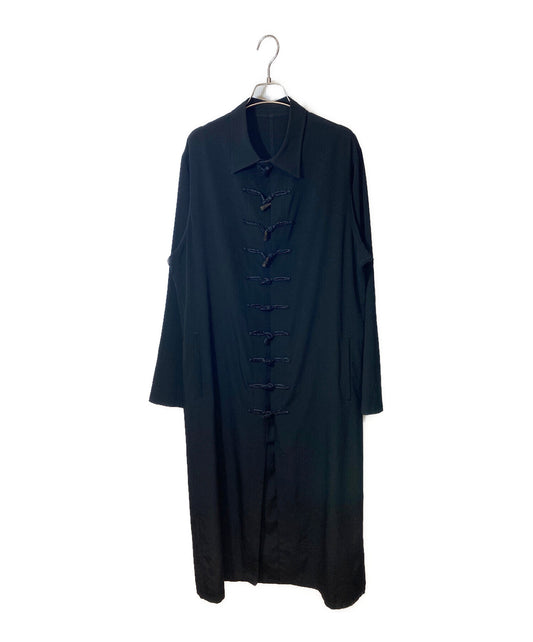 Yohji Yamamoto pour homme Long Blouse with Chinese Buttons HN-B38-500