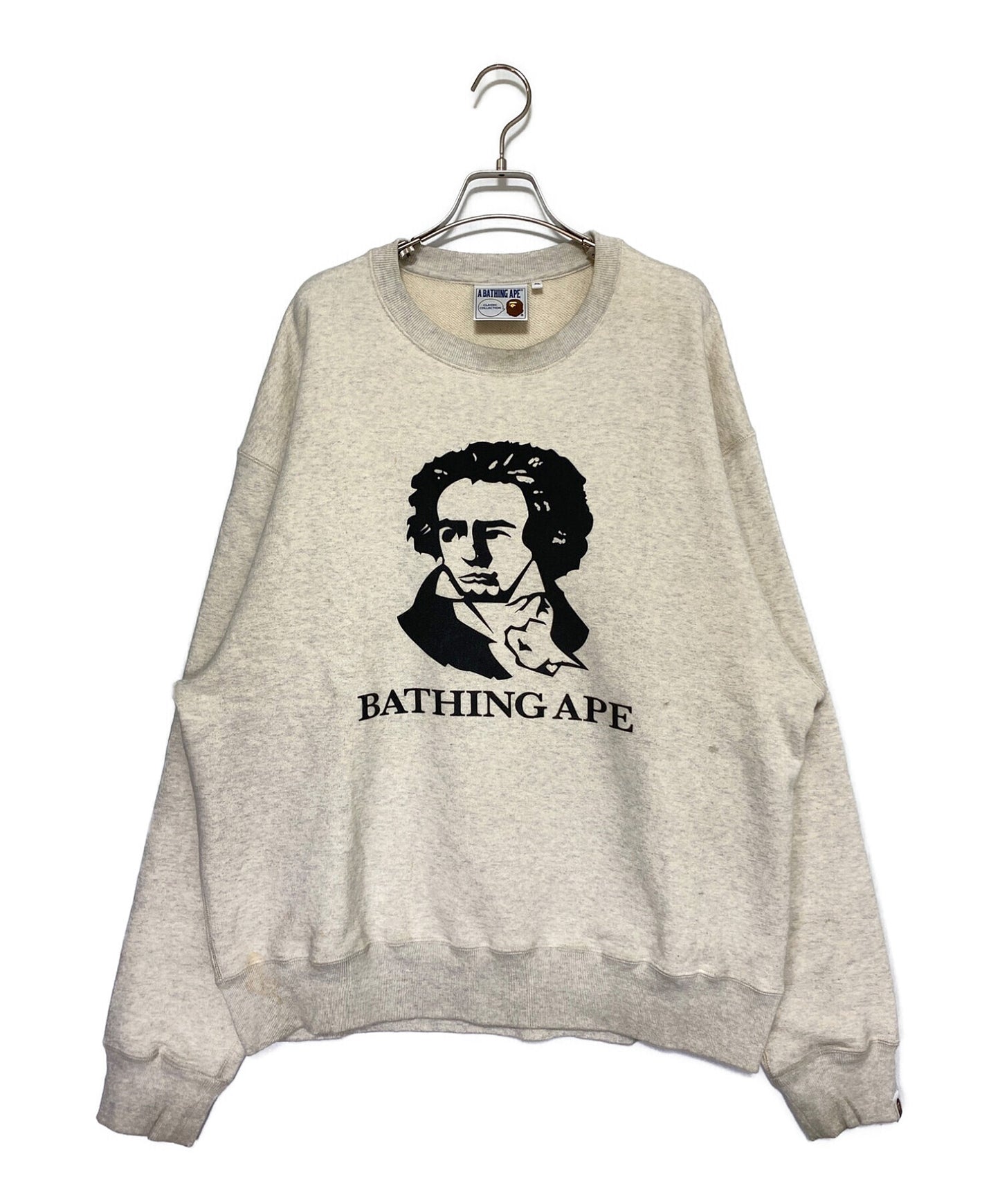 [Pre-owned] A BATHING APE RELAXED FIT CREWNECK () 001SWI701003M
