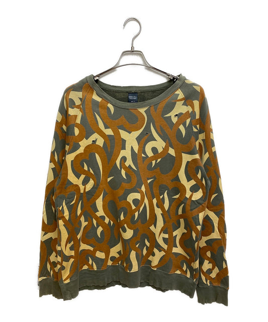 NUMBER (N)INE 04AW GIVE period heart tribal sweatshirt/Archive