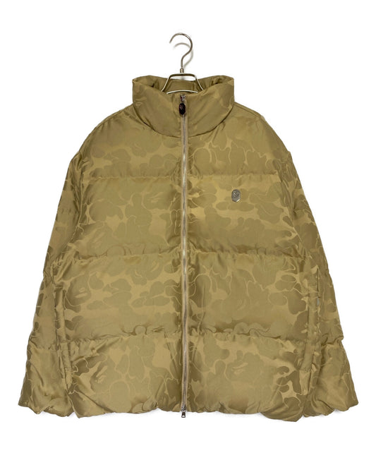 [Pre-owned] A BATHING APE TONAL SOLID CAMO PUFFER DOWN JACKET 1J80-144-057