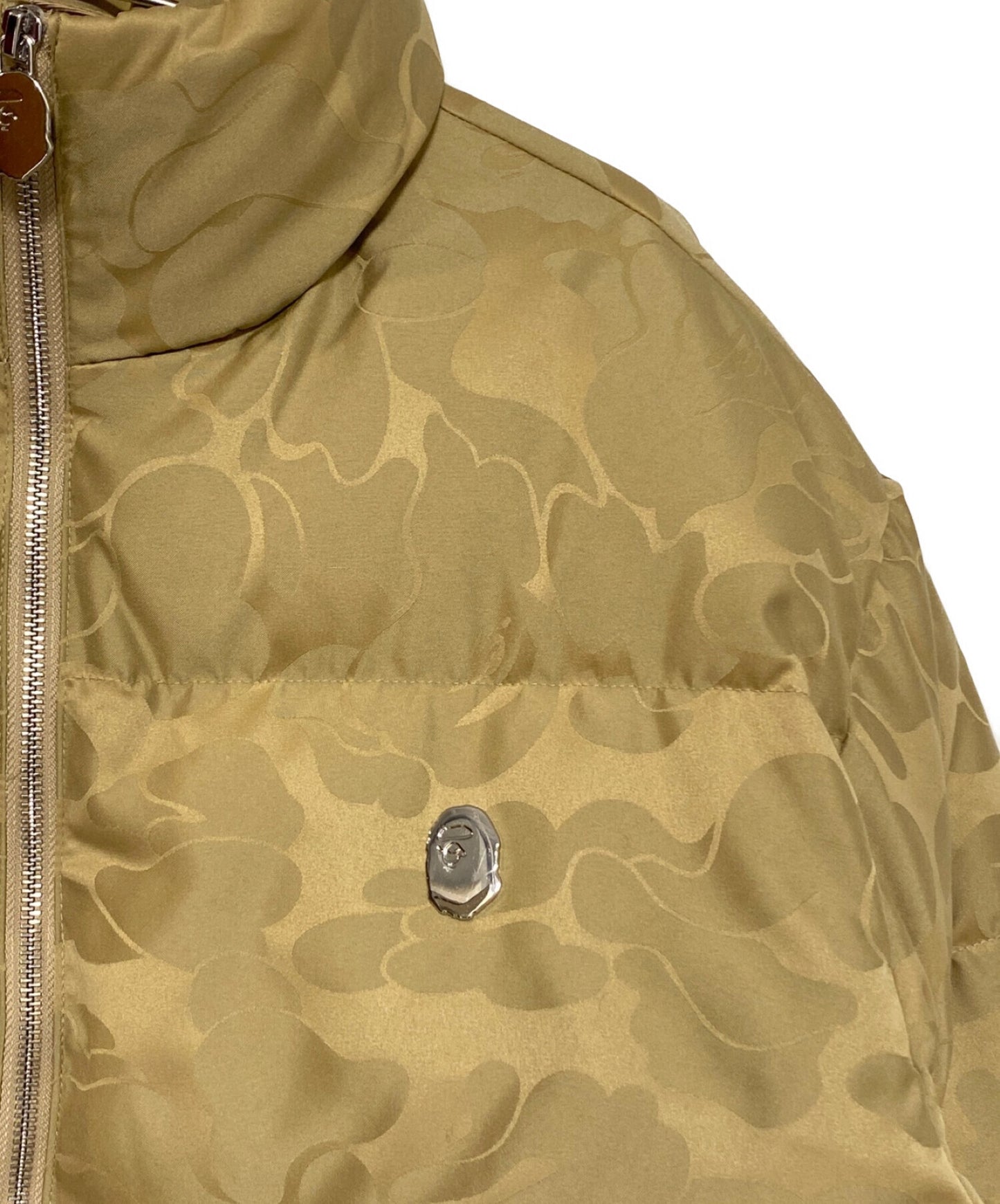 [Pre-owned] A BATHING APE TONAL SOLID CAMO PUFFER DOWN JACKET 1J80-144-057