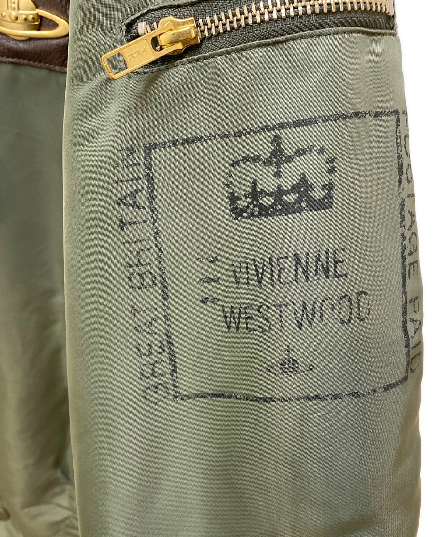 Vivienne Westwood Man Deformed MA-1 Flight Jacket VW-24-79638