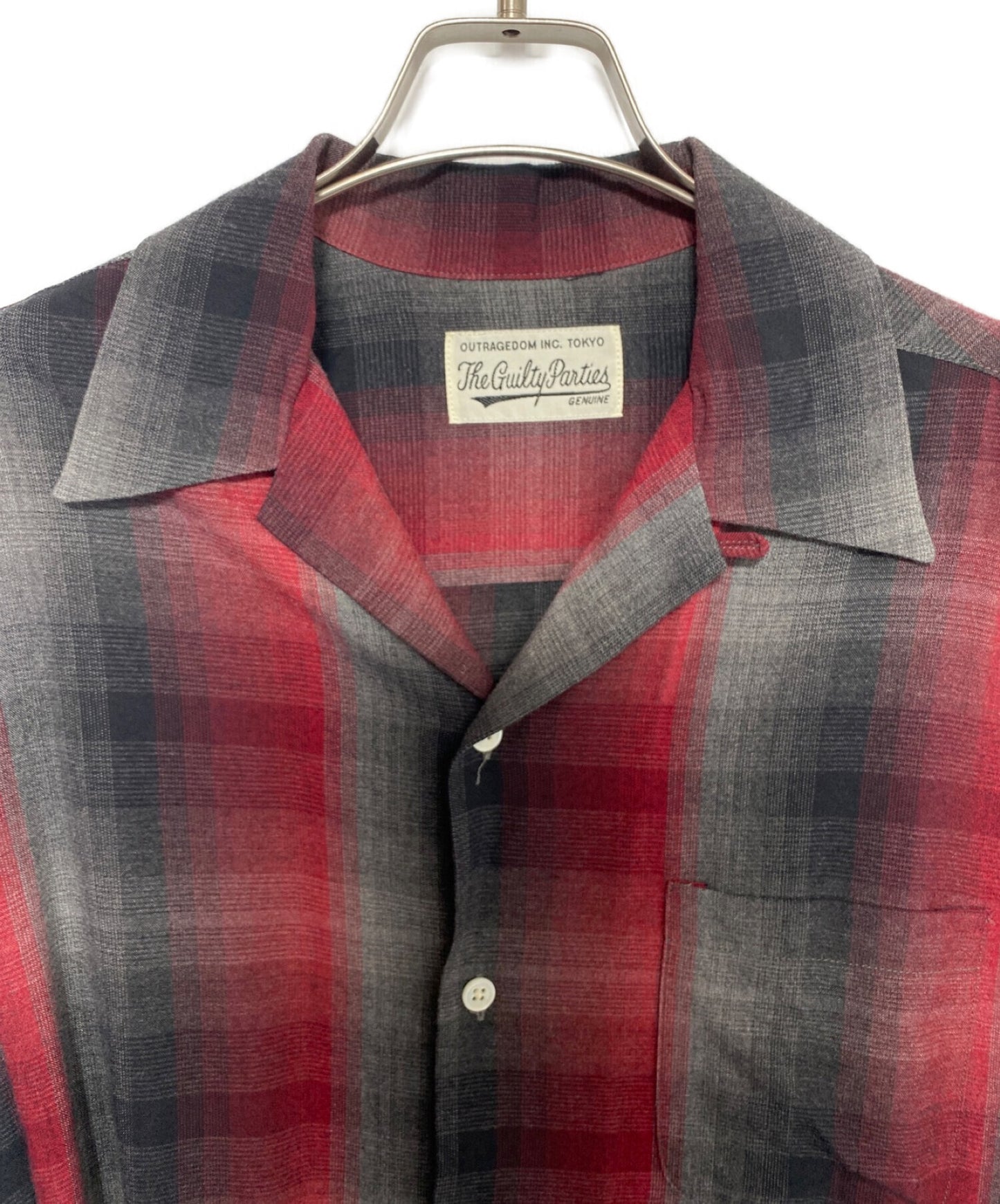 [Pre-owned] WACKO MARIA flannel open-collared shirt