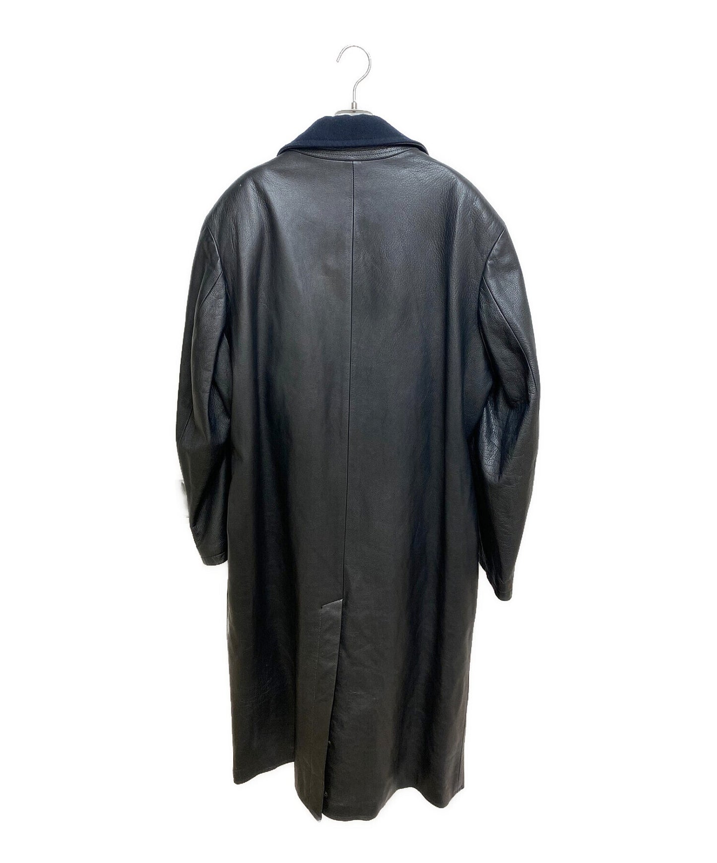[Pre-owned] Yohji Yamamoto POUR HOMME 92AW Leather trench coat HS-C08-711