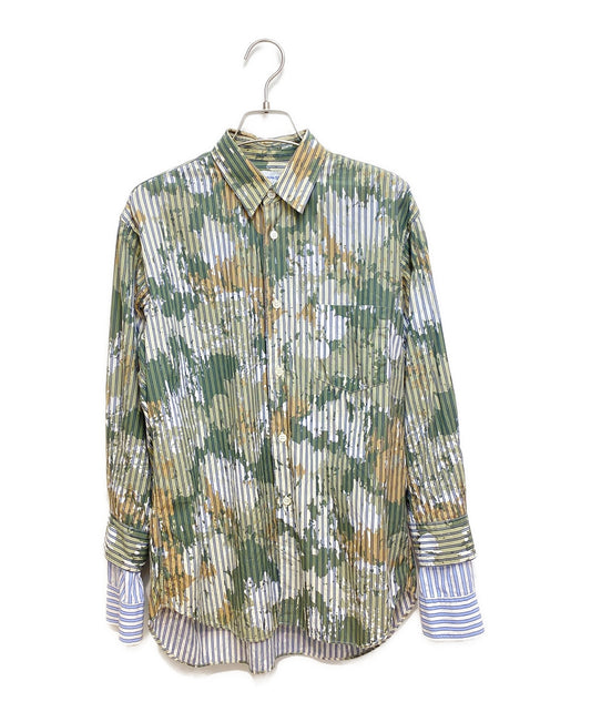 [Pre-owned] COMME des GARCONS SHIRT Camouflage-printed shirt S20024
