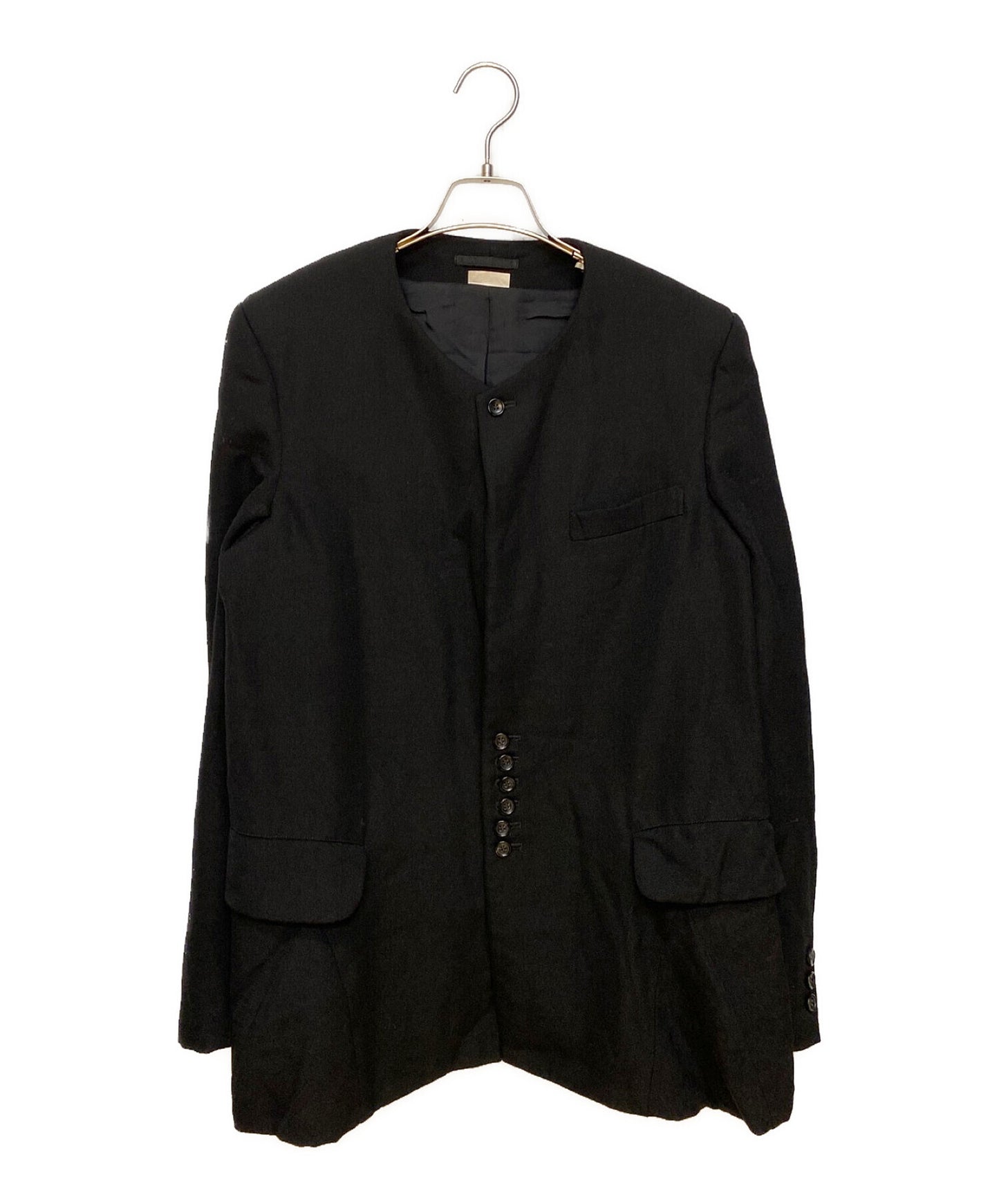 Pre-owned] COMME des GARCONS HOMME PLUS 22AW Collarless jacket PJ ...