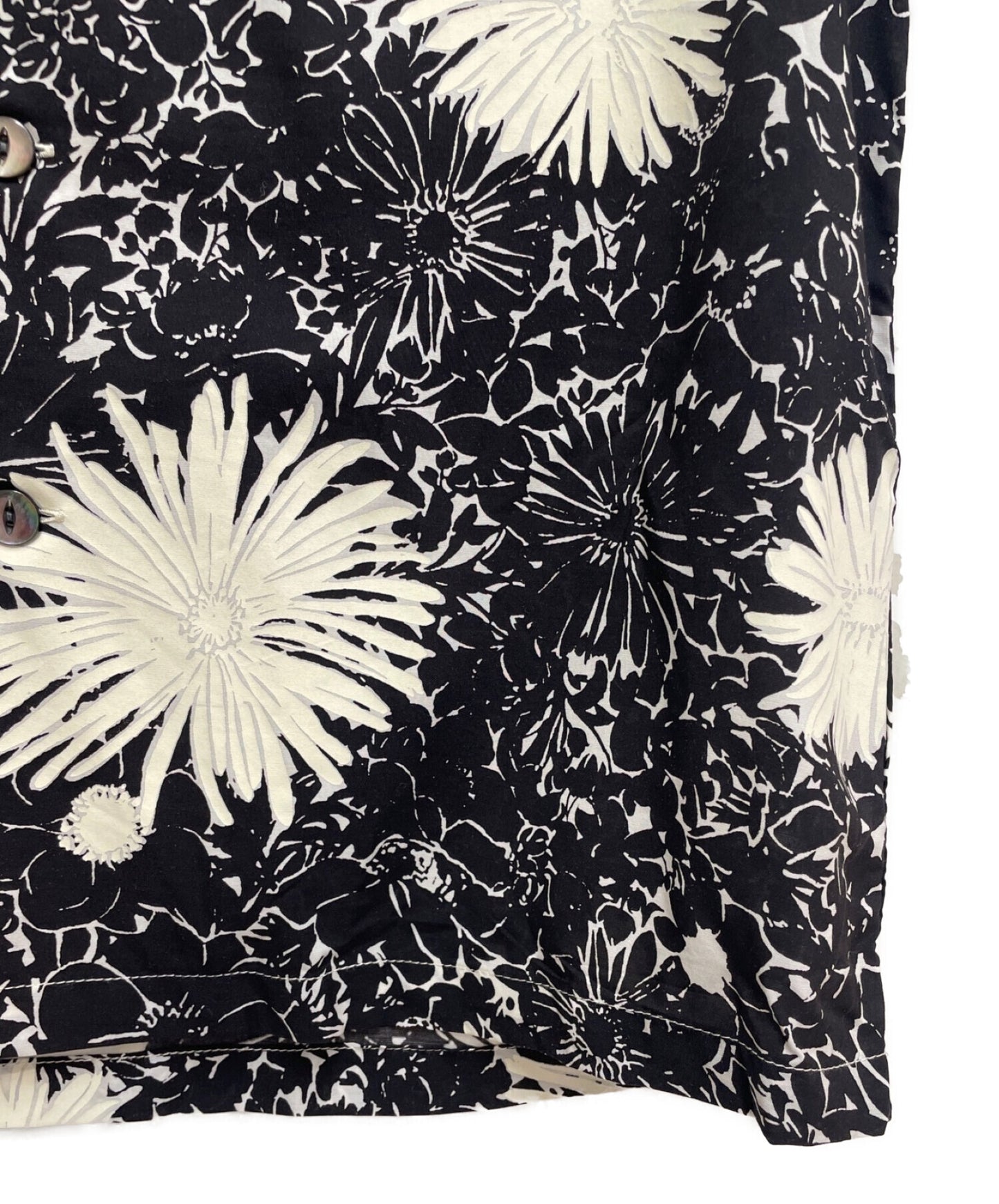 Junya Watanabe Comme Des Garcons 셔츠 꽃 패턴 WS-B016