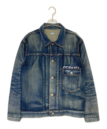 [Pre-owned] SEQUEL DAMAGE DENIM JACKET SQ-22AW-JK-09