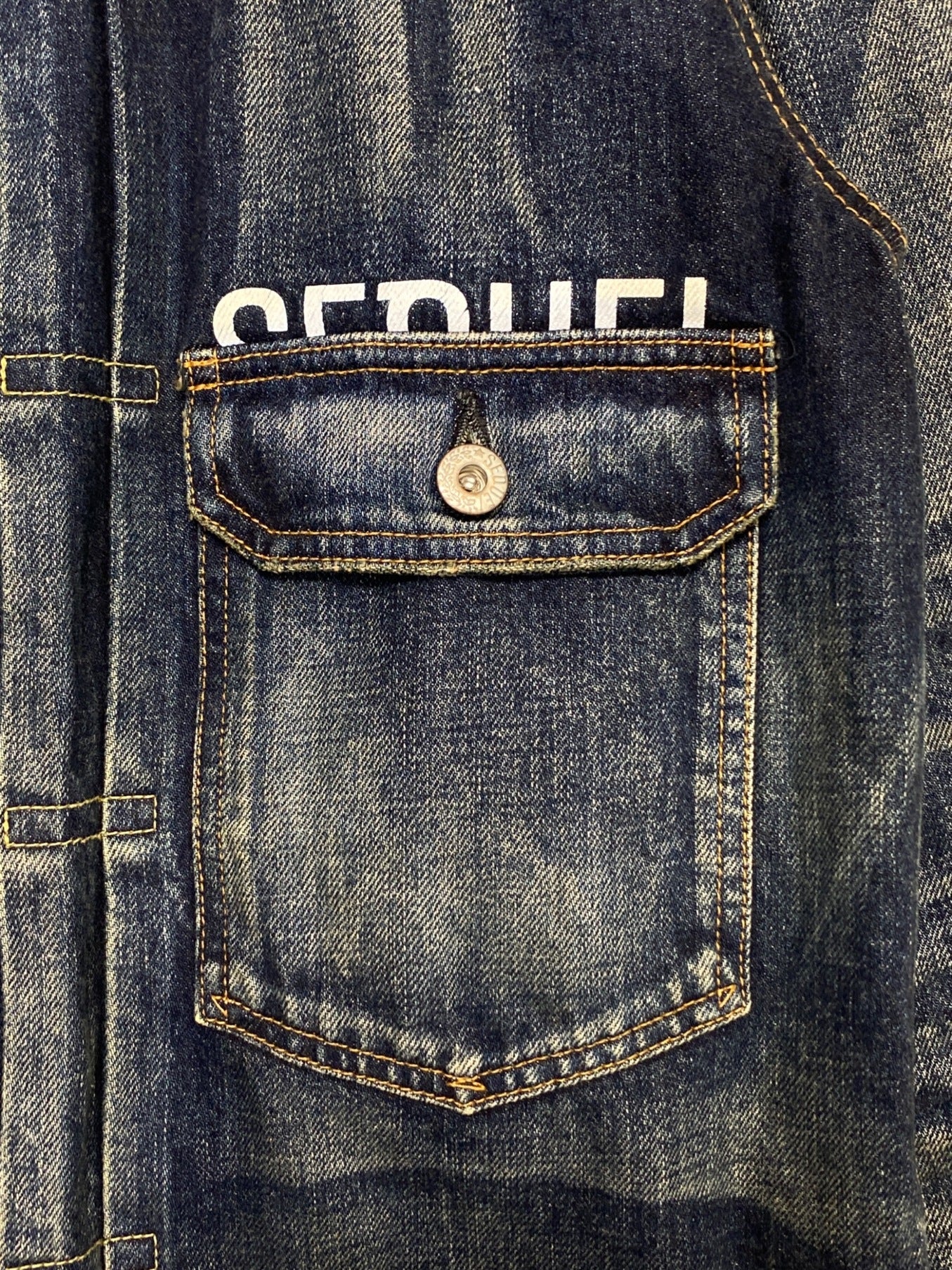 SEQUEL DAMAGE DENIM JACKET SQ-22AW-JK-09