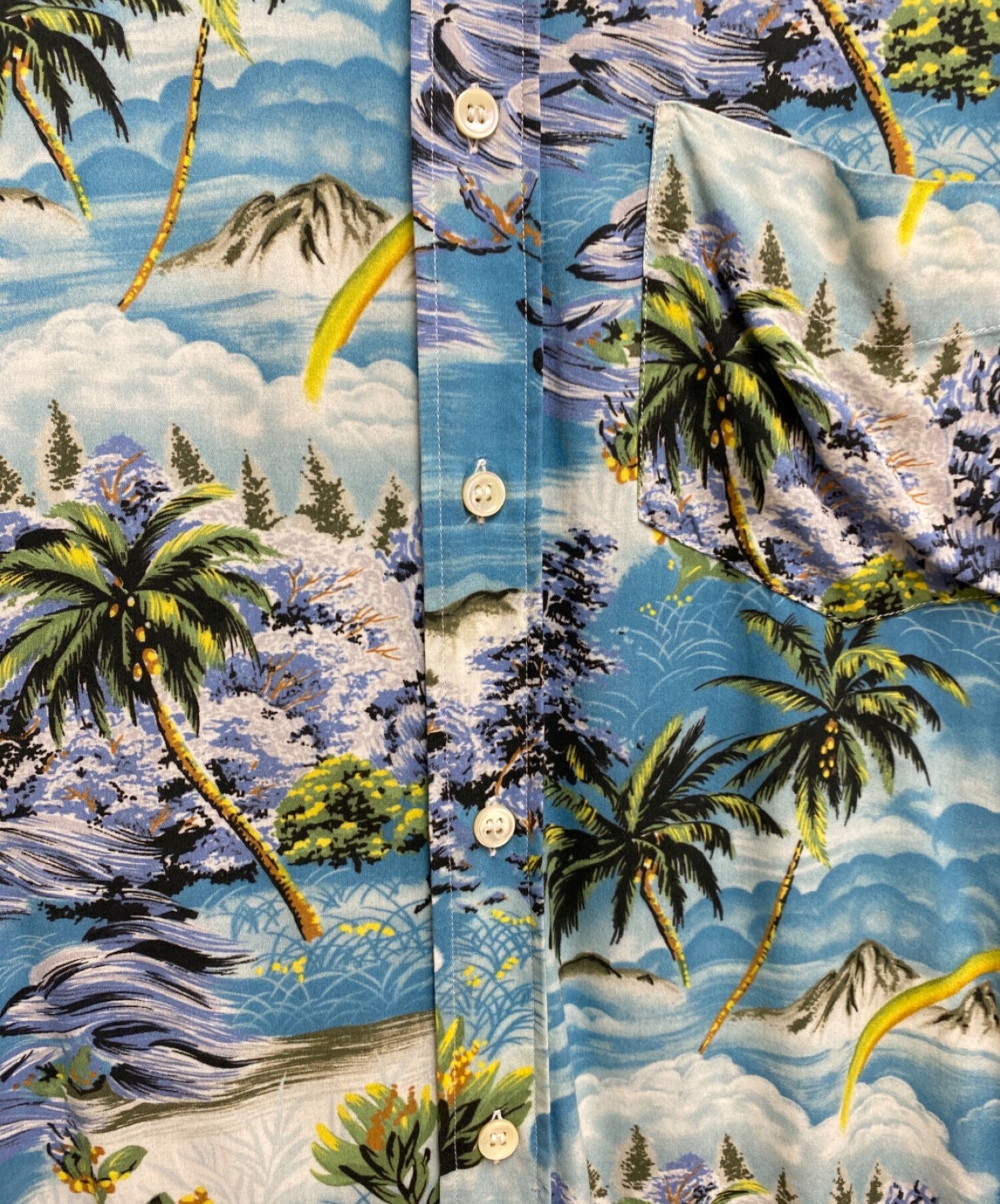 Saint Laurent Paris cutoff aloha shirt 411620 | Archive Factory