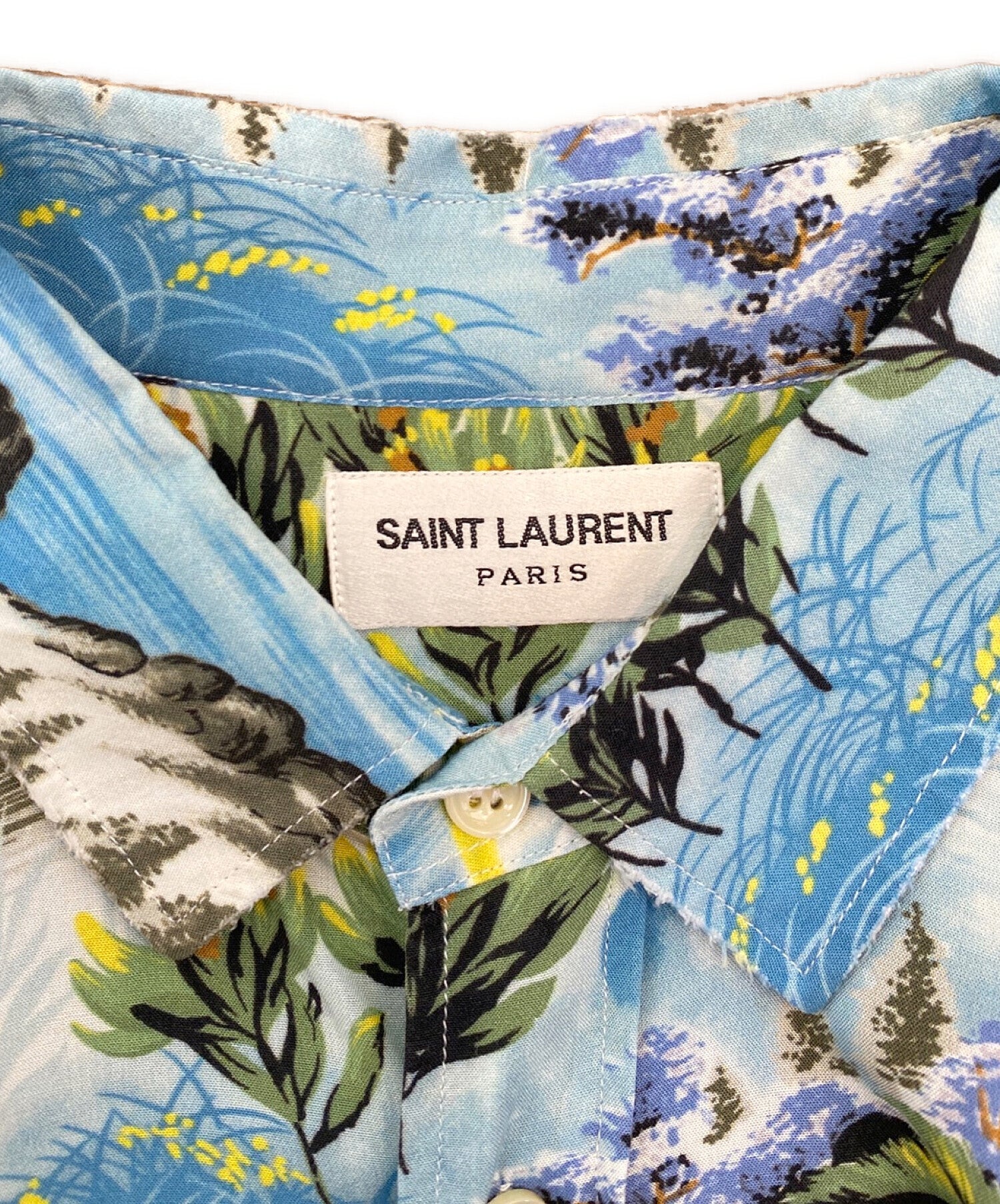 Saint Laurent Paris cutoff aloha shirt 411620 | Archive Factory