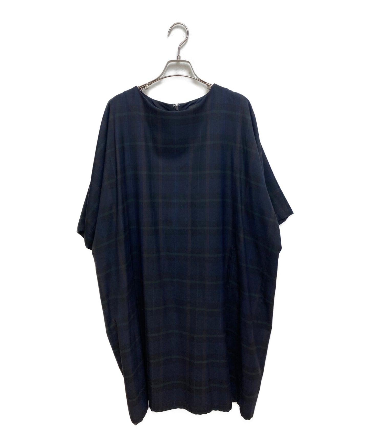 [Pre-owned] Y's Check Dress YE-D73-242