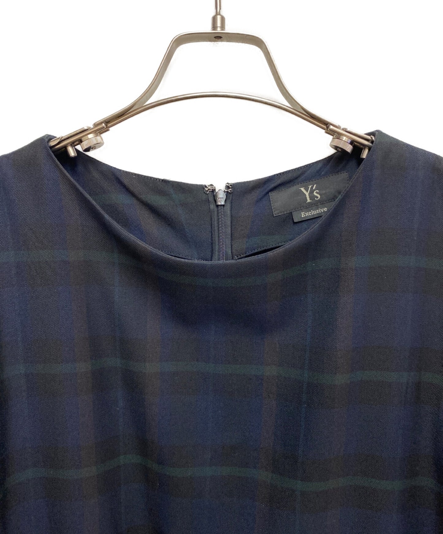 [Pre-owned] Y's Check Dress YE-D73-242