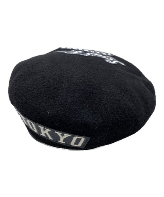 [Pre-owned] LOUIS VUITTON × Fragment Design Paris Tokyo Badge Beret M73748