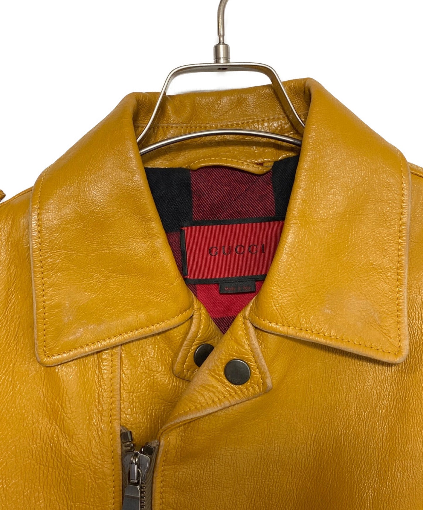 [Pre-owned] GUCCI LOVED Double Riders Jacket 474075 XG453