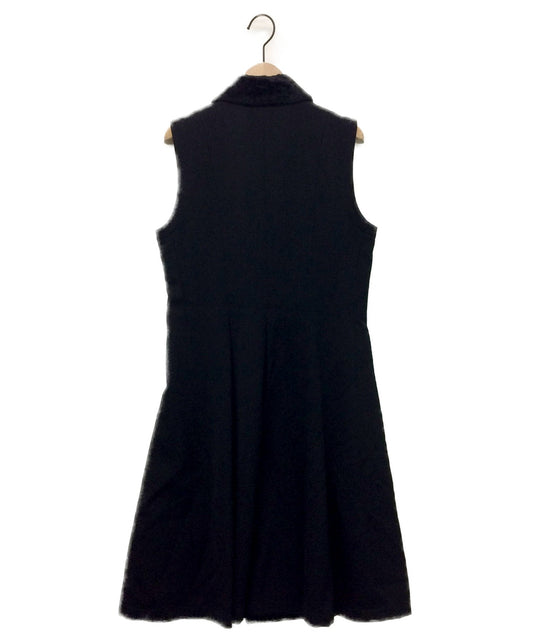 [Pre-owned] tricot COMME des GARCONS Wool Gabba Sleeveless Dress / Collar Fer One Piece TA-05030M/AD1991
