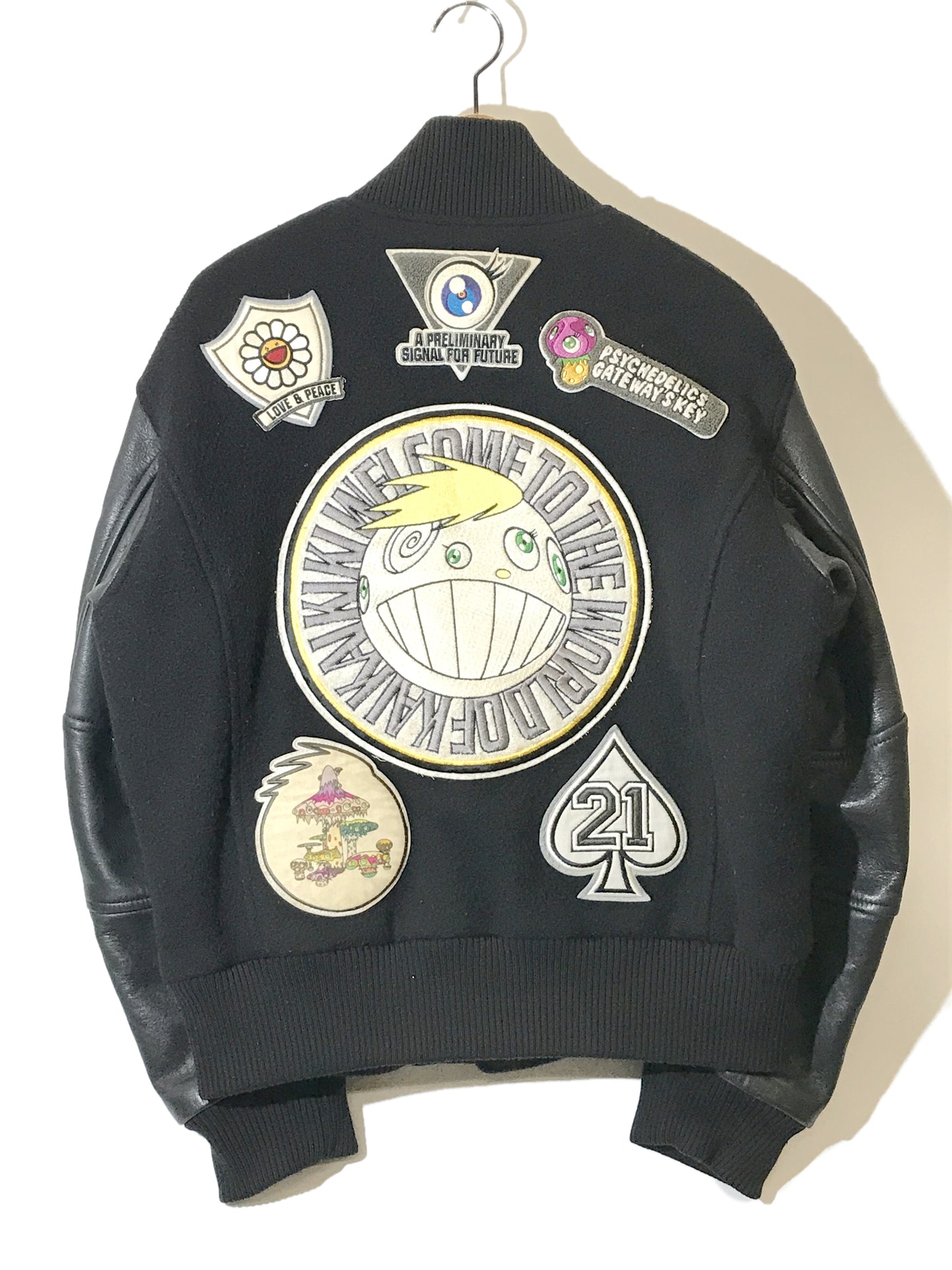 [Pre-owned] ISSEY MIYAKE × Murakami Takashi Varsity Jacket ME01-FC619