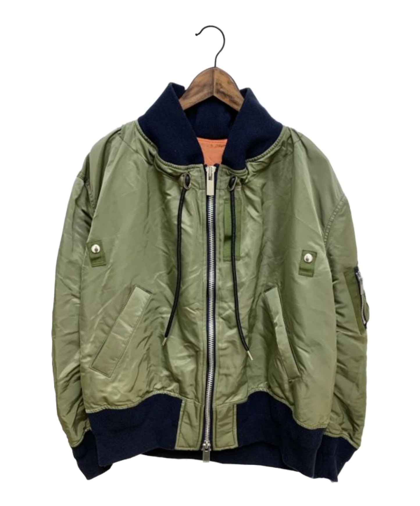 Sacai MA-1 × Melton Jacket 19-04714