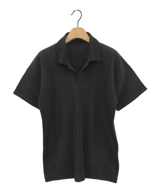 Homme Plisse Issey Miyake pleated Polo襯衫HP55JM0302